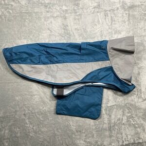 Arcadia Trail Teal Dog Raincoat Nylon Waterproof Pouch Included XL